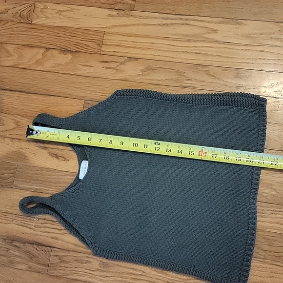 Lucky Brand knit tank green small - Picture 4 of 7